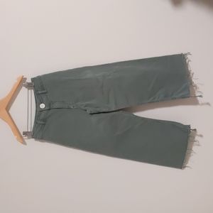 Zara NWOT cropped flare jeans